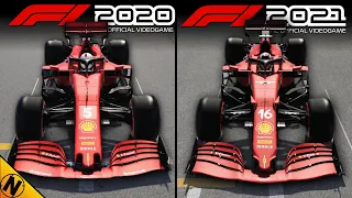 F1 2021 vs F1 2020 | Direct Comparison