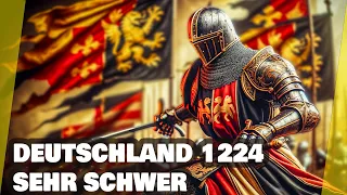 Deutschlands Aufstieg 1224 #1 | Sehr Schwer - Zerstörte Welt | Knights of Honor 2 Sovereign Deutsch