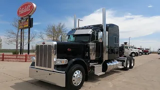 2022 Peterbilt 389 - 78" standup sleeper - Sexy BLACK!