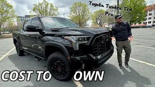 2024 Toyota Tundra Trd Pro - Cost To Own/Features