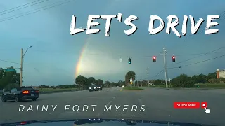 Let's Take A Drive 50 | After Stormy Weather Uber Eats Delivery | Fort Myers, Florida