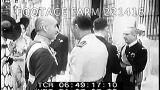 Admiral Sherman at Madrid Reception 221416-20 | Footage Farm