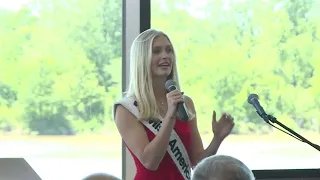 Miss America speaks as Arkansas hometown honors her