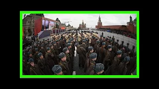 Марш в честь 76-й годовщины военного парада 1941 года на красной площади