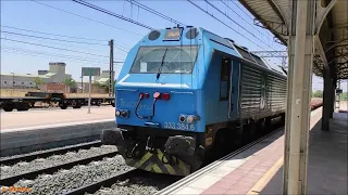 Trenes de viajeros y mercancías #74# RENFE, TECOS, MD, LD por Villarrobledo y maniobras de RAXELL.