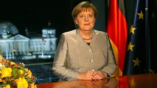 Merkel wirbt in Neujahrsansprache für mehr Zusammenhalt