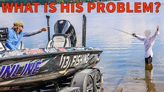 HEATED FFS ARGUMENT | Angry Ramp Fisherman Threatens Pro Bass Angler