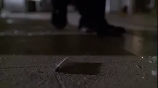 Mitch Pillegi Steps on Cigarette in The X-FIles