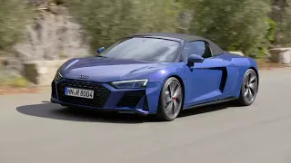 Audi R8 Spyder performance RWD - Der MOTOR - 10-Zylinder auf der Straße und auf der Rennstrecke