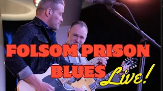 Johnny Cash "Folsom Prison Blues" - Cover Ry Bradley & Tommy Harkenrider - Rockabilly Guitar DUEL!