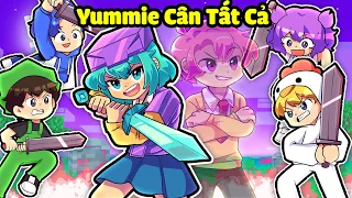 HIHA ĐIỀU KHIỂN YUMMIE PVP CÂN HẾT TẤT CẢ LÀNG SINH TỐ TRONG MINECRAFT*HIHA VÀ YUMMIE 😘🥰