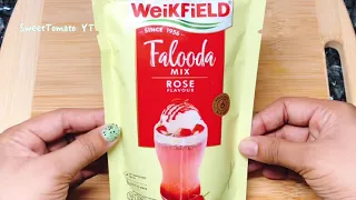 Weikfield falooda mix | how to make weikfield falooda mix | weikfield falooda mix recipe in hindi |