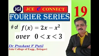 Fourier Series of 2x-x^2 over  (0, 3) || 18mat31 || Dr Prashant Patil