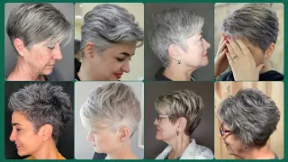 Flattering Hairstyles for Women Over 60 to Look Younger - Best Pixie Haircuts for Older Women 2024