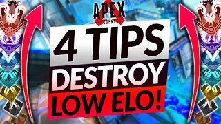 4 Tips to CLIMB FROM LOW ELO! Rank Up FAST - Apex Legends Season 19 Guide