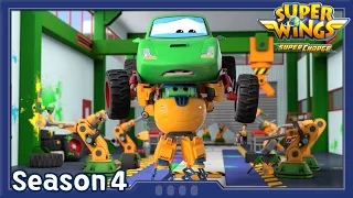 Car Factory Chaos | Superwings season4 | EP03