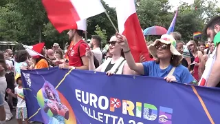 IL-EUROPRIDE VALLETTA 2023 PROMOSSA FIL-PRIDE MARCH TA’ VJENNA