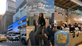 NYC BIGLAW SUMMER DIARIES: working late nights, fancy lunches, gym, night out + realizations