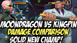 Moondragon Vs Kingpin Damage Comparison | Solid New Skill Champ | Marvel Contest Of Champions