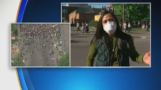 Peaceful Protest Outside Fifth Precinct In Minneapolis