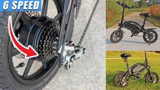 Jetson Bolt Pro Folding Electric Bike - 6 Speed Gear Conversion 2022