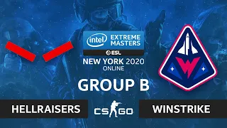 CS:GO - Winstrike vs. Hellraisers [Vertigo] Map 2 - IEM New York 2020 - Group B - CIS