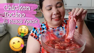 Homemade CHICKEN TOCINO Recipe pang Negosyo with Costing