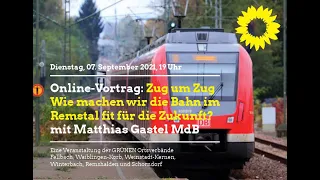 Zug um Zug - wie machen wir die Bahn im Remstal fit für die Zukunft?