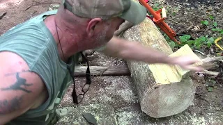 Log Cabin Update: Sill Logs Set and Pinned