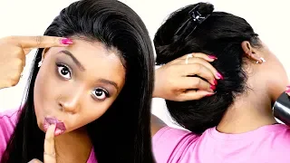 360 Lace Frontal Wig INSTALL For Beginners! (FRONT & BACK IN DETAIL) HJWeaveBeauty