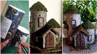 ❤Mini Fairy Castle ❤ | by using rest packing |Fairy World | #fairyhouse