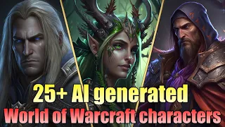 25+ AI generated characters from World of Warcraft!