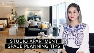 SMALL SPACE SERIES - 4 Studio Apartment Layout Tips | Julie Khuu