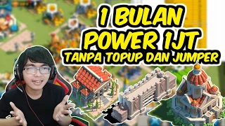 Tips Power 1 Juta dalam Sebulan Tanpa Topup dan Jumper - Rise Of Kingdoms Indonesia