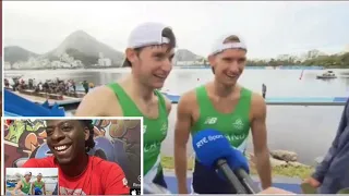 Irish Rowers Gave The Funniest Tv Interview At Rio Olympics 2016 reaction