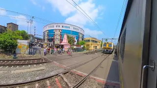 Dangerous Trains Race : Medha Emu Chasing Beml Emu Local : Bande - Howrah Route : Ir