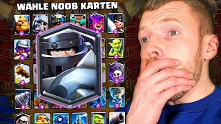 😫🤮NUR NOOB-KARTEN WÄHLEN im MEGA AUSWAHL Modus... (unmögliche Decks) | Clash Royale Deutsch