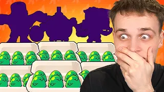 Otworzyłem JAJA GODZILLA z MUTACJAMI w Brawl Stars!