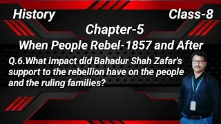 Q.6.Ch-5 When People Rebel-1857 and After#Class-8#History#CBSE#NCERT#