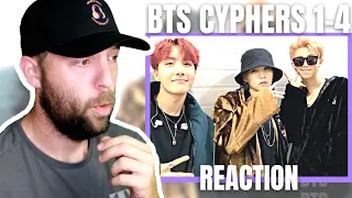 BTS Cyphers 1-4 REACTION | Metal Music Fan Reaction