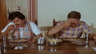 Anant Nag and Ramesh Bhat Eating Meals Prepared By Girl | Ganesha Subramanya Kannada Movie Scene