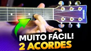 ✅ Aula de Violão: Toque sua PRIMEIRA MÚSICA com apenas 2 ACORDES 😱 MUITO FÁCIL 😎 (100% GARANTIDO)