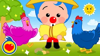 Gallinas y Pollitos de Colores | Aprender Colores con Canciones Infantiles #3 | Plim Plim