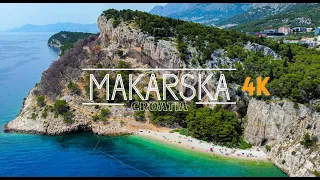 Makarska, Croatia 🇭🇷 4k by drone - The heart of Makarska Riviera