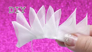 Easy and Beautiful Flower from Organza