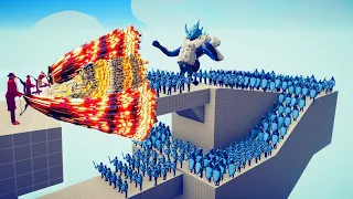 100x ICE ARMY + ICE GIANT vs 3x EVERY GOD - Totally Accurate Battle Simulator TABS