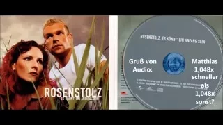 ROSENSTOLZ - ES KÖNNT' EIN ANFANG SEIN - Gruß von Matthias (Audio schneller sonst???)