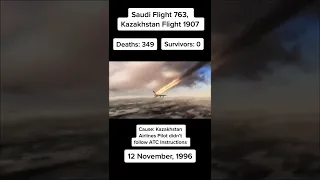 Pilot did not follow ATC instructions/ Saudi flight crash #shorts