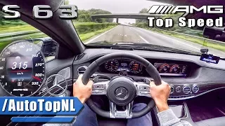 Mercedes S63 AMG 612HP 4Matic+ ACCELERATION 315km/h TOP SPEED AUTOBAHN POV by AutoTopNL