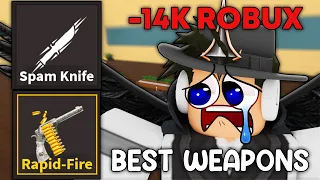 I Spent 14k ROBUX on THE BEST WEAPONS in KAT (Roblox KAT)